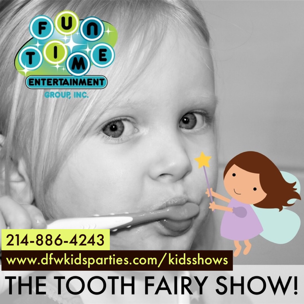 Kids show Dallas, tooth fairy, children’s entertainment, school show, early childhood, early childhood education